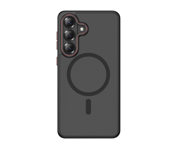 Tech-Protect Magcam Magsafe Galaxy S26+ Plus Matte Black/Red - 1500255 - zdjęcie 3